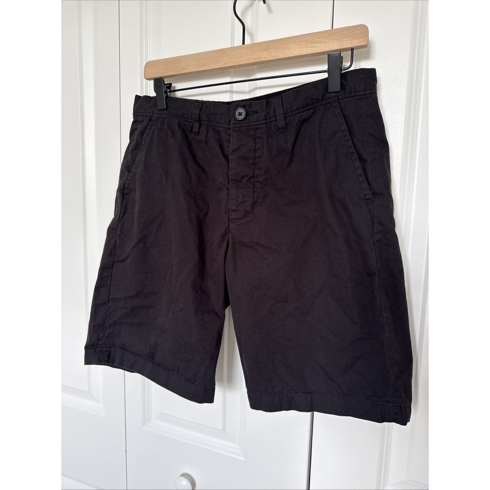All Saints Mens Bermuda Chino Shorts Black Size 30 Summer Vacation